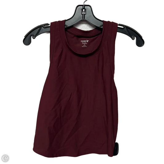 Athletic Tank Top By Old Navy In Red, Size: M