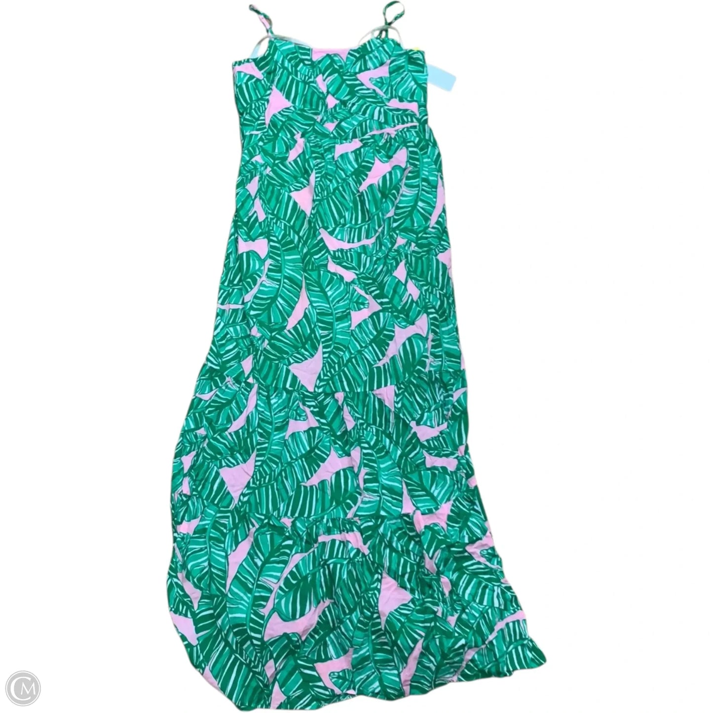 Dress Designer By Lilly Pulitzer In Green & Pink, Size: Xxs