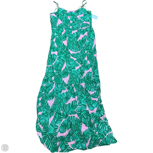 Dress Designer By Lilly Pulitzer In Green & Pink, Size: Xxs