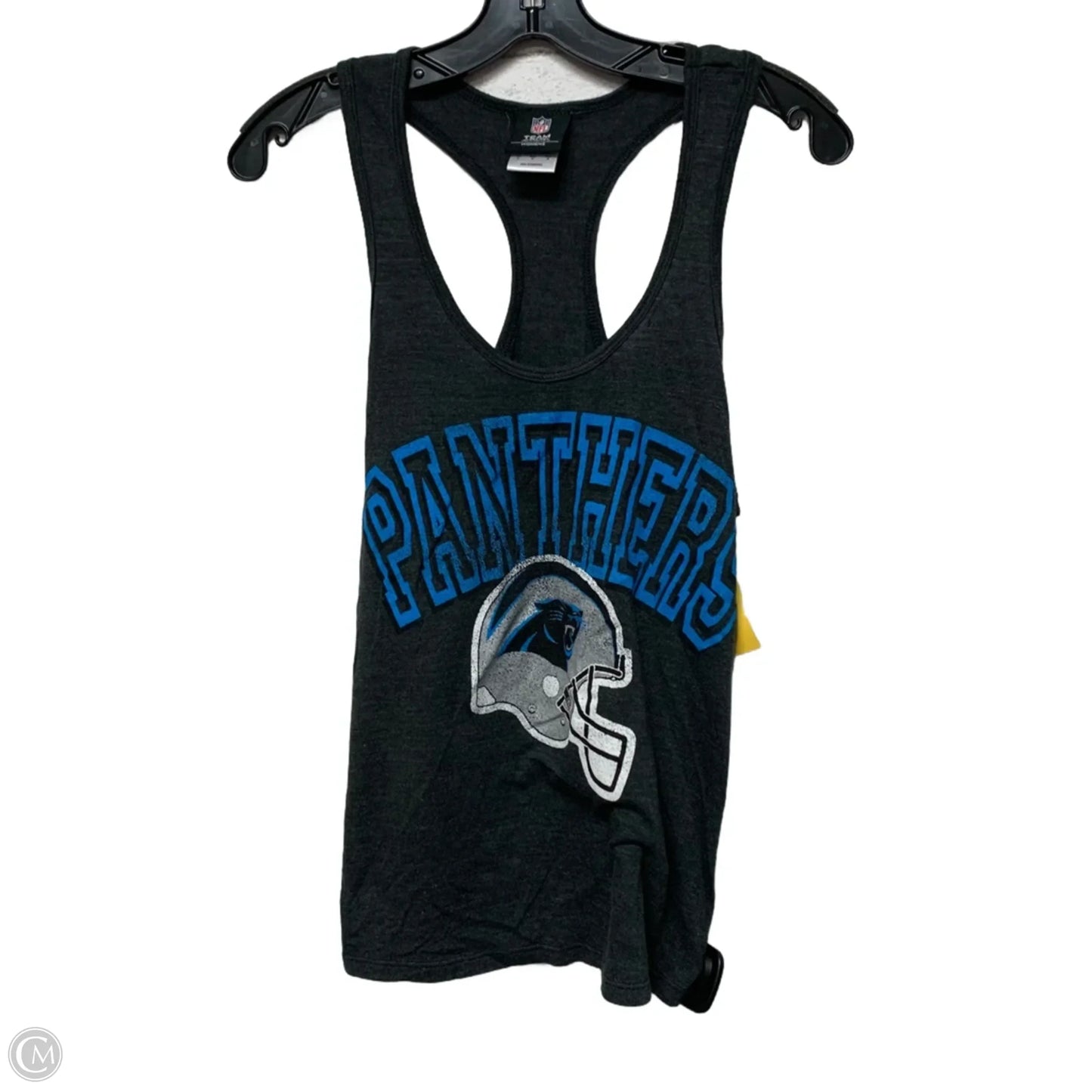 Athletic Tank Top By Nfl In Blue & Grey, Size: M