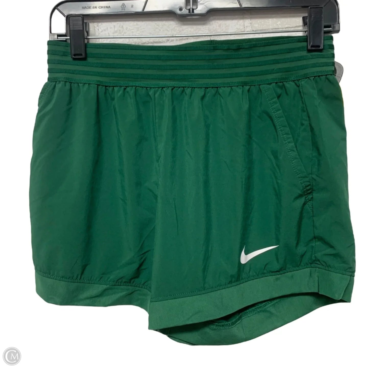Athletic Shorts By Nike Apparel In Green, Size: S