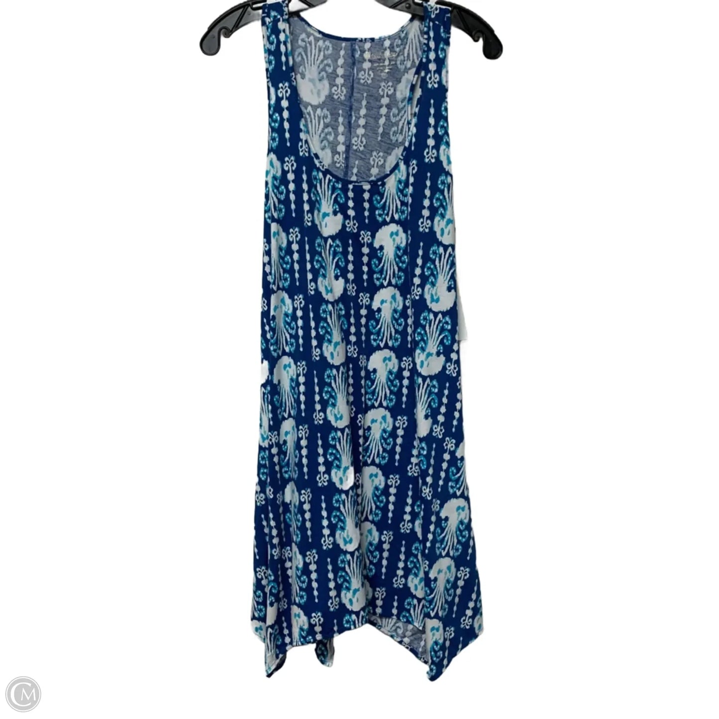 Dress Designer By Lilly Pulitzer In Blue & White, Size: M