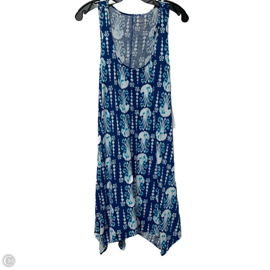 Dress Designer By Lilly Pulitzer In Blue & White, Size: M