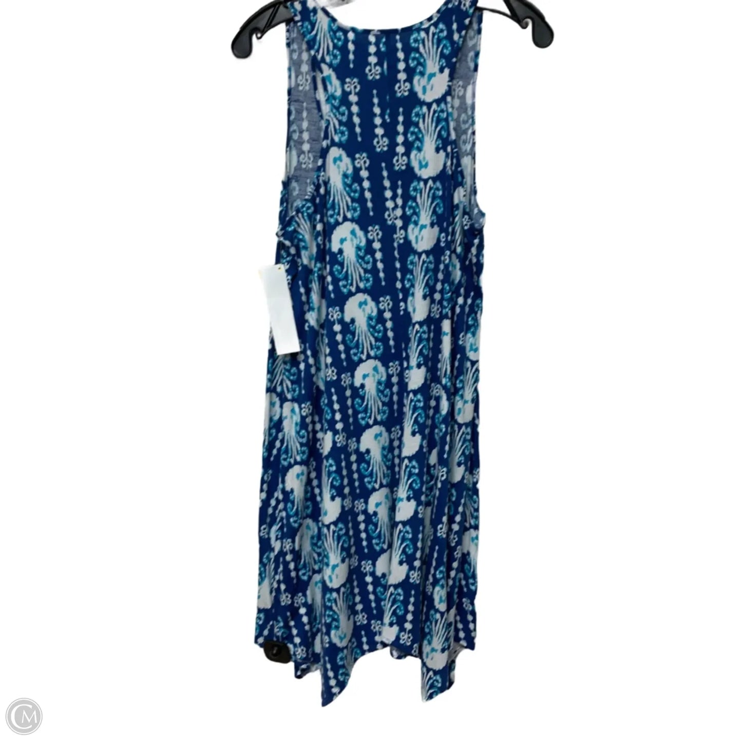Dress Designer By Lilly Pulitzer In Blue & White, Size: M