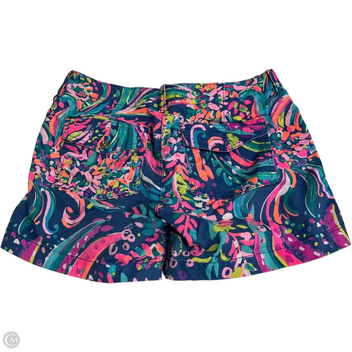 Shorts Designer By Lilly Pulitzer In Blue & Pink, Size: S