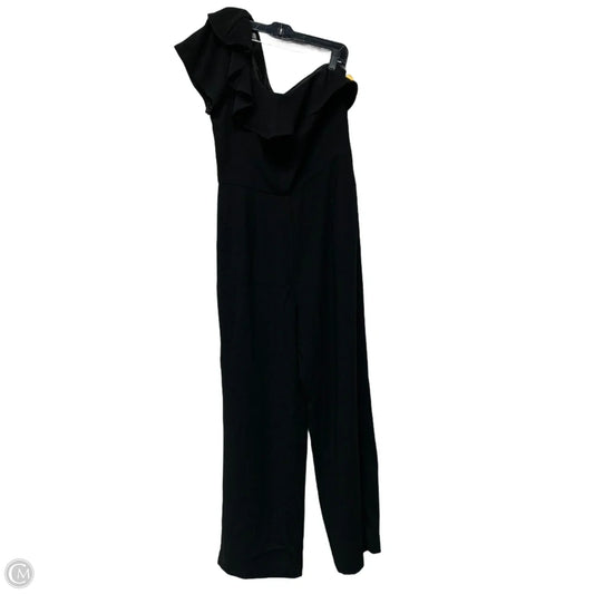 Jumpsuit By Monique Lhuillier In Black, Size: L