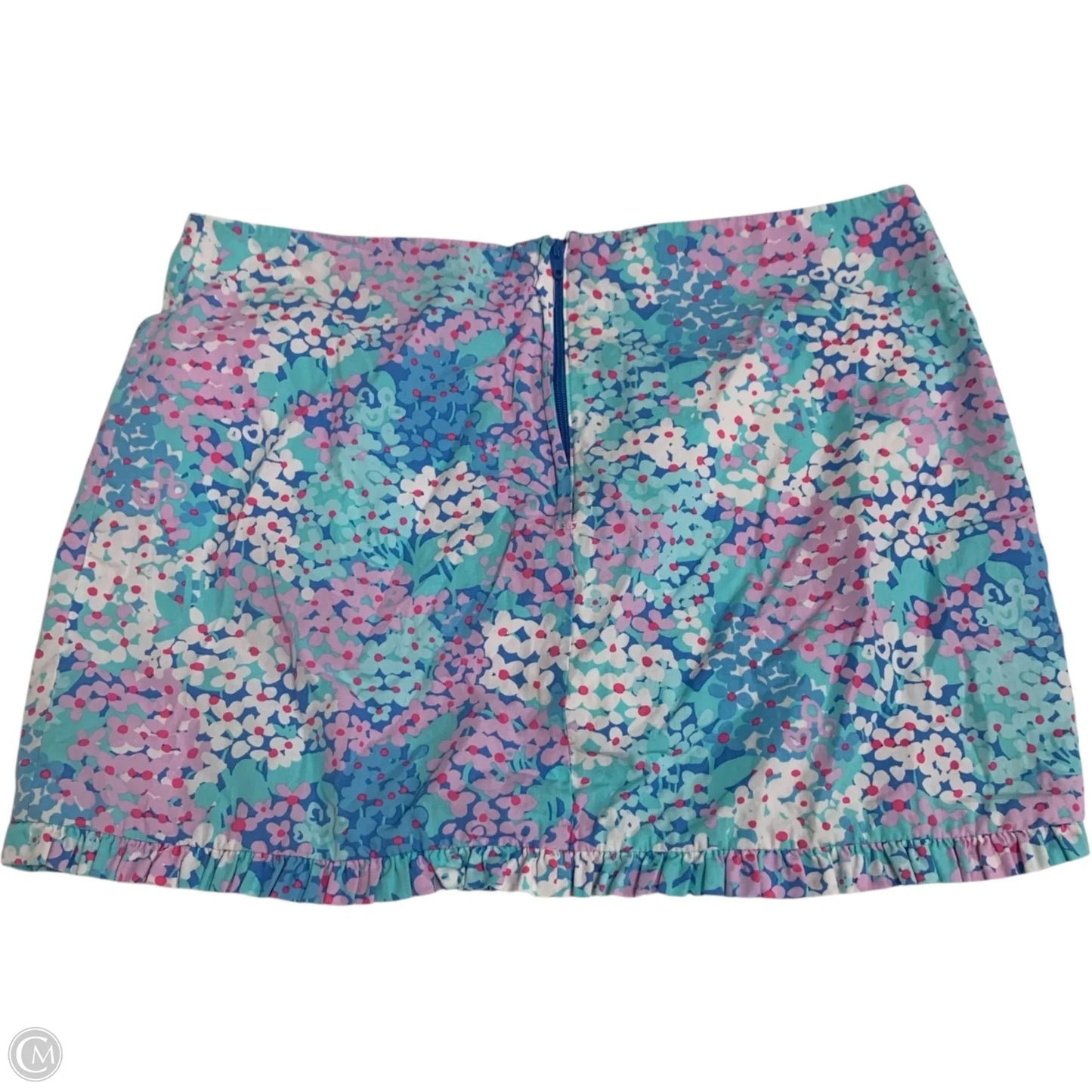 Skirt Designer By Lilly Pulitzer In Blue & Pink, Size: Xxs