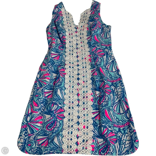 Dress Designer By Lilly Pulitzer In Blue & Pink, Size: Xs