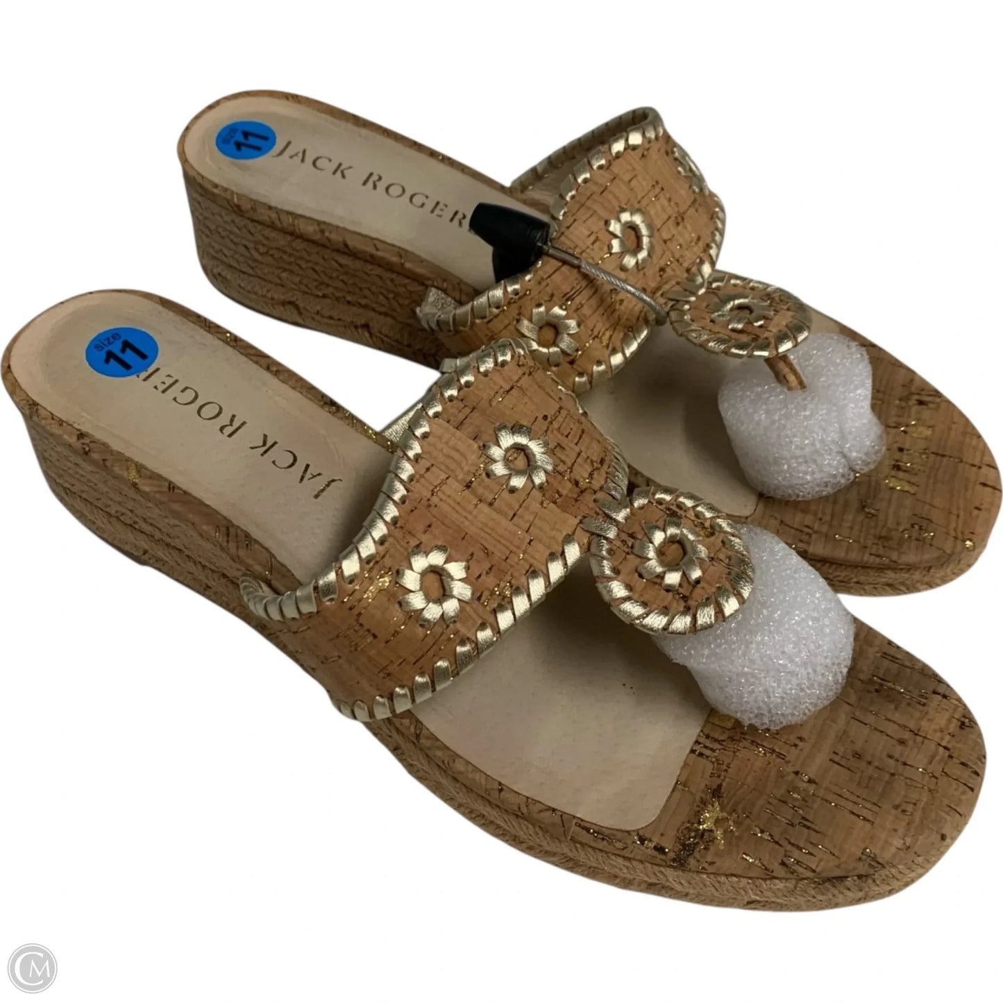 Sandals Designer By Jack Rogers In Tan, Size: 11