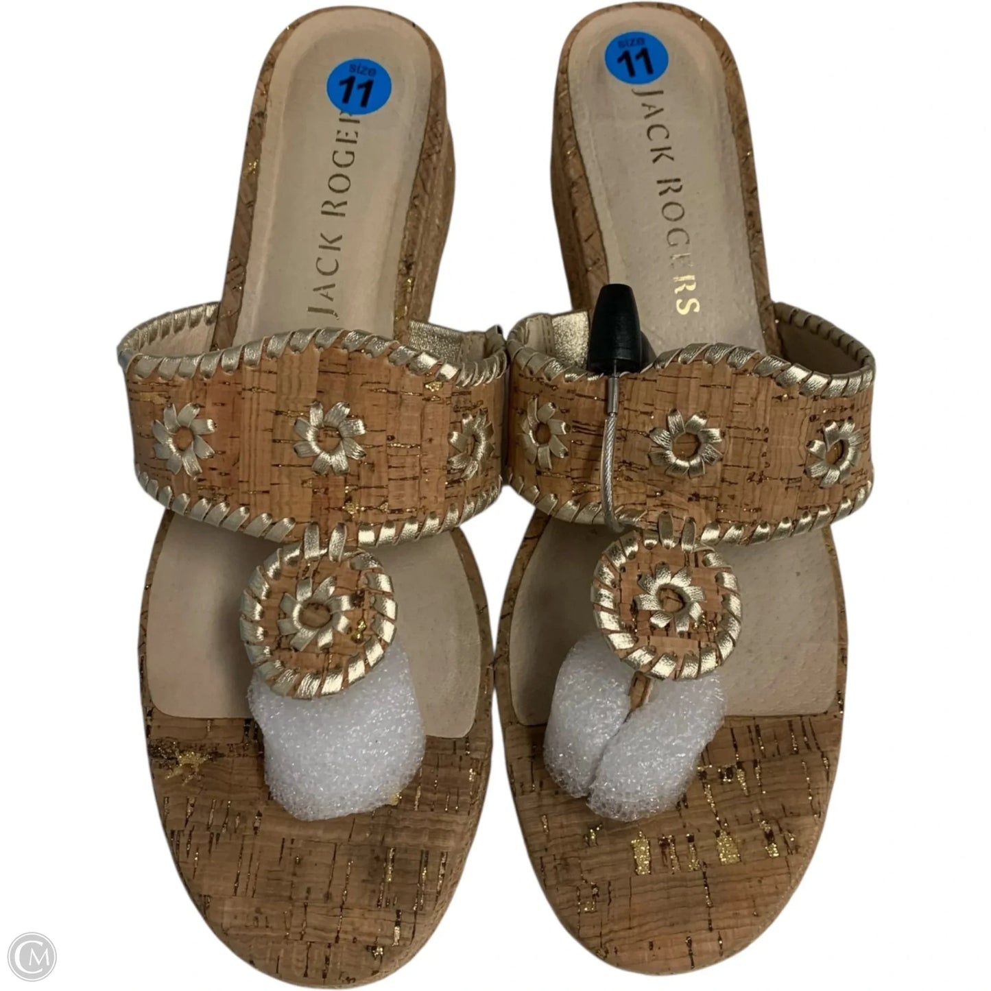 Sandals Designer By Jack Rogers In Tan, Size: 11