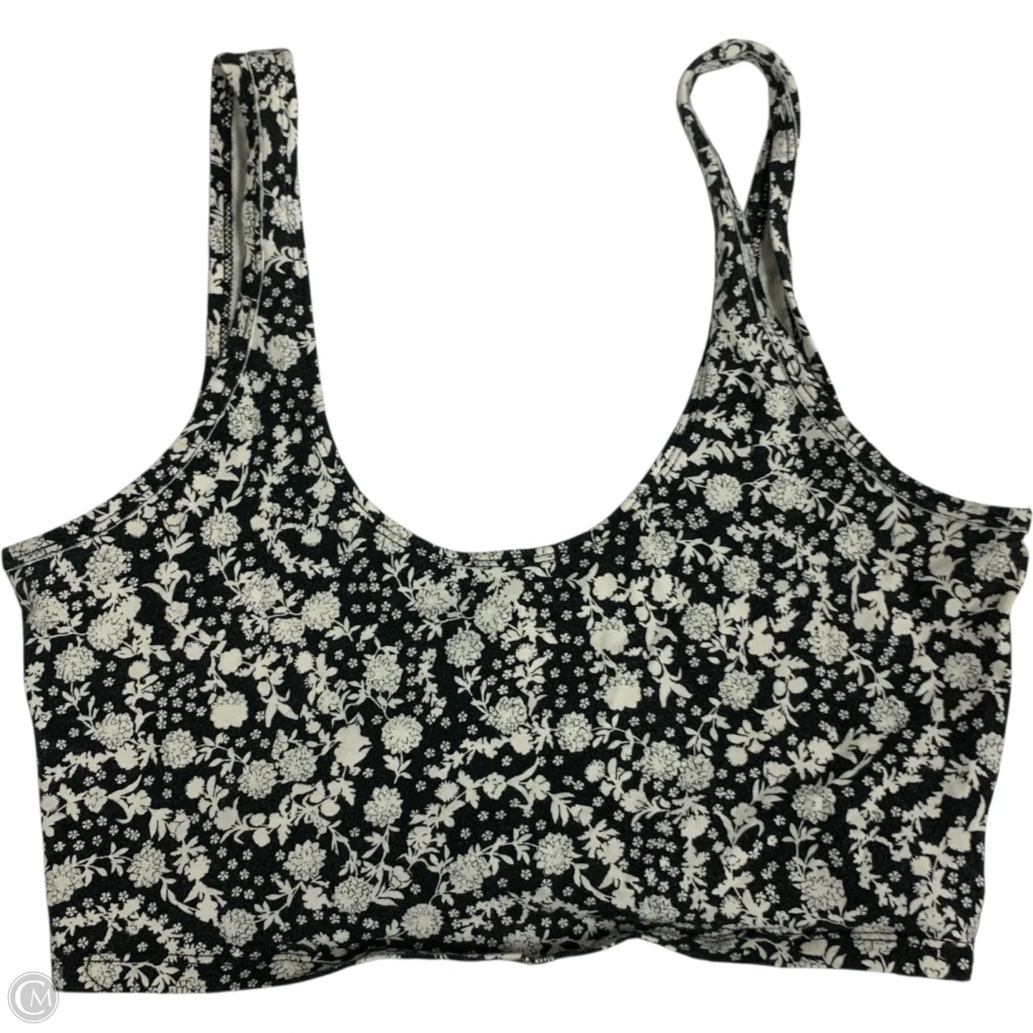Top Sleeveless By Free People In Black & White, Size: L
