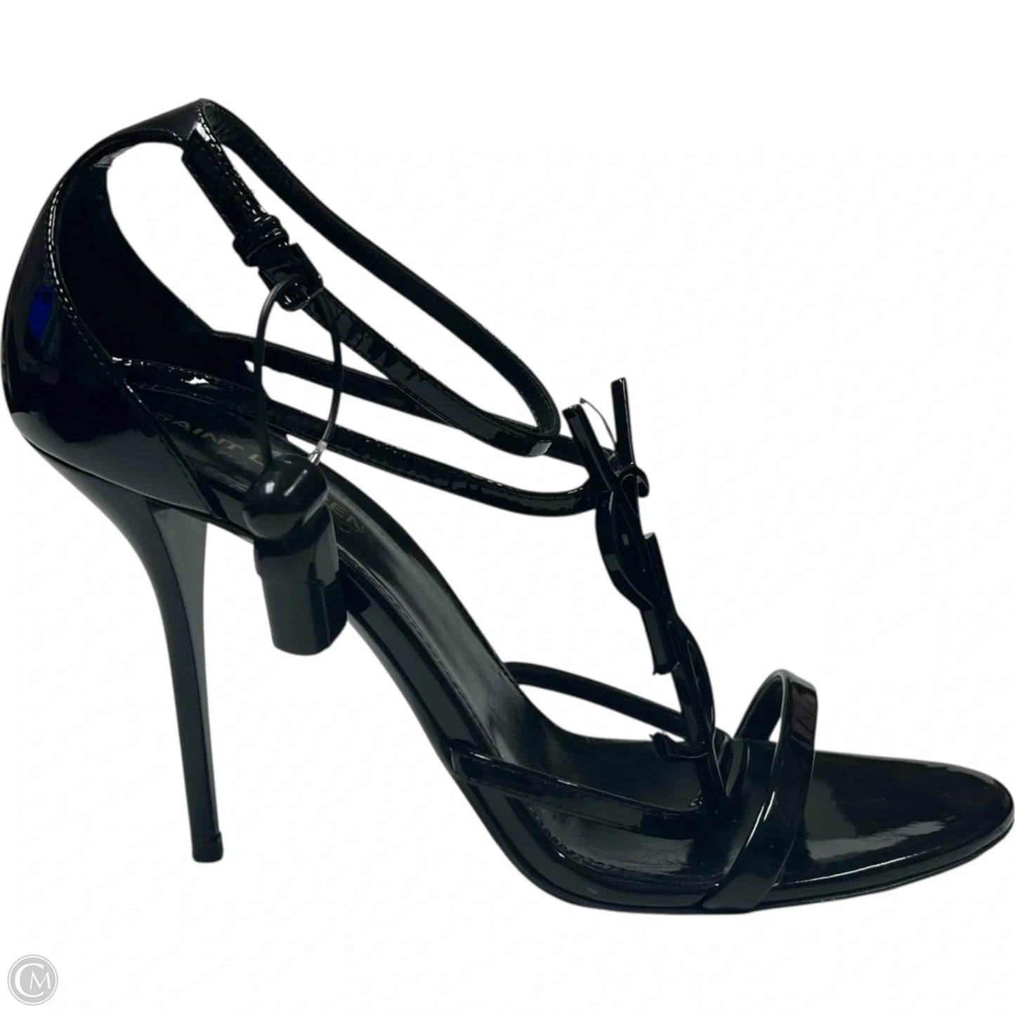 Sandals Luxury Designer By Yves Saint Laurent In Black, Size: 9.5