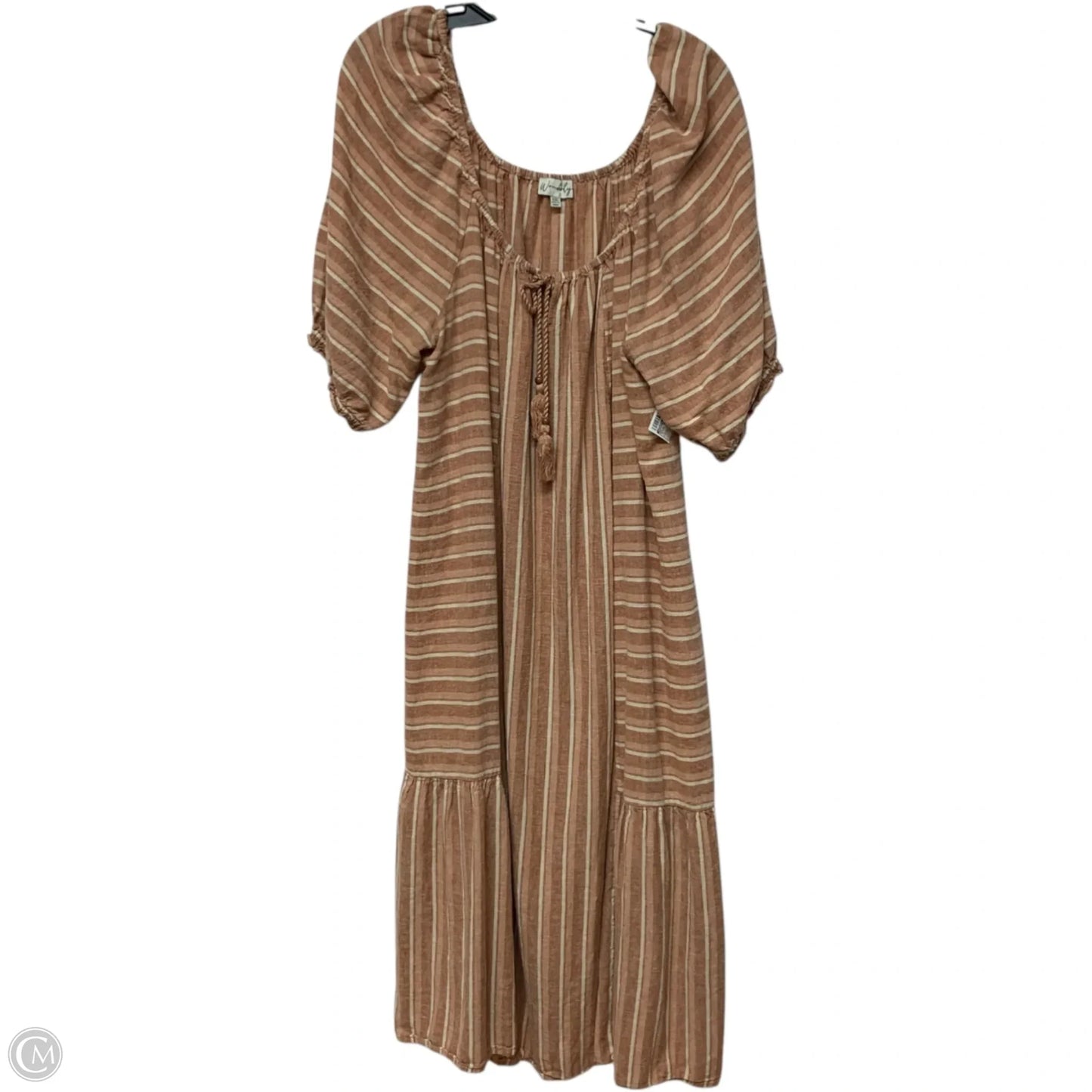 Dress Casual Maxi By Wonderly In Orange, Size: 1x