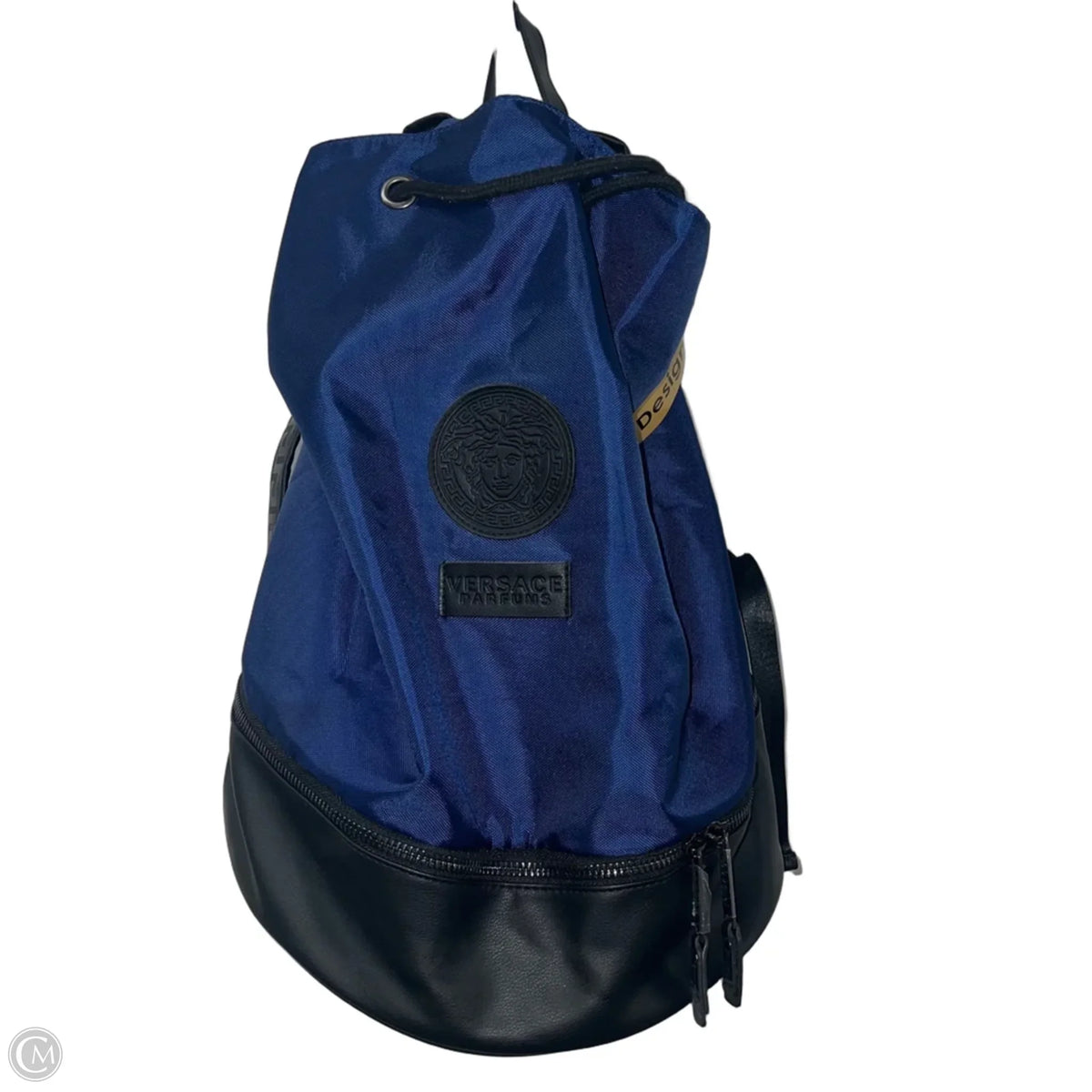 Backpack Luxury Designer By Versace, Size: Medium