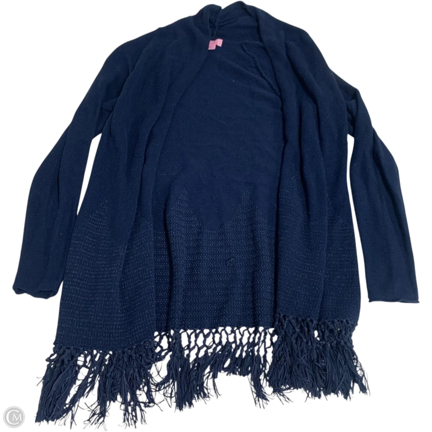 Sweater Cardigan Designer By Lilly Pulitzer In Navy, Size: S