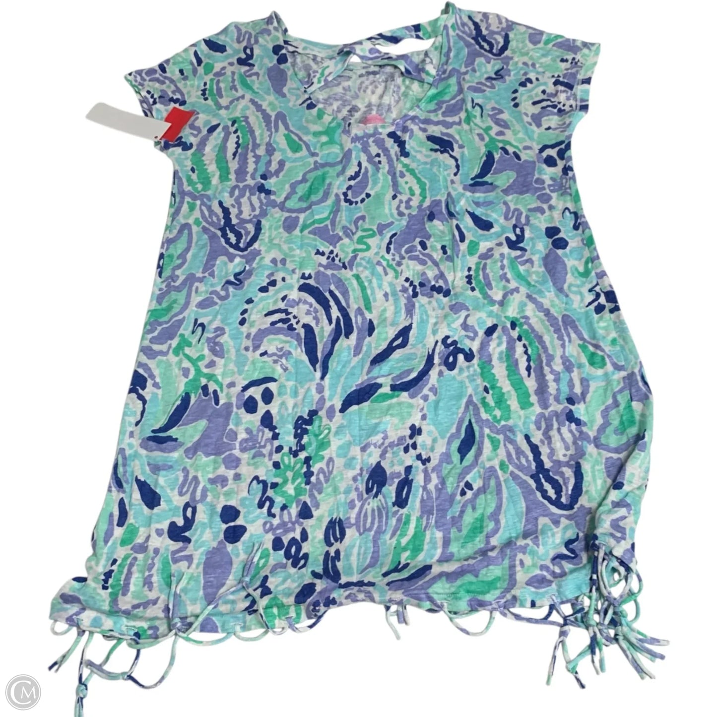 Dress Designer By Lilly Pulitzer In Blue & Purple, Size: Xl