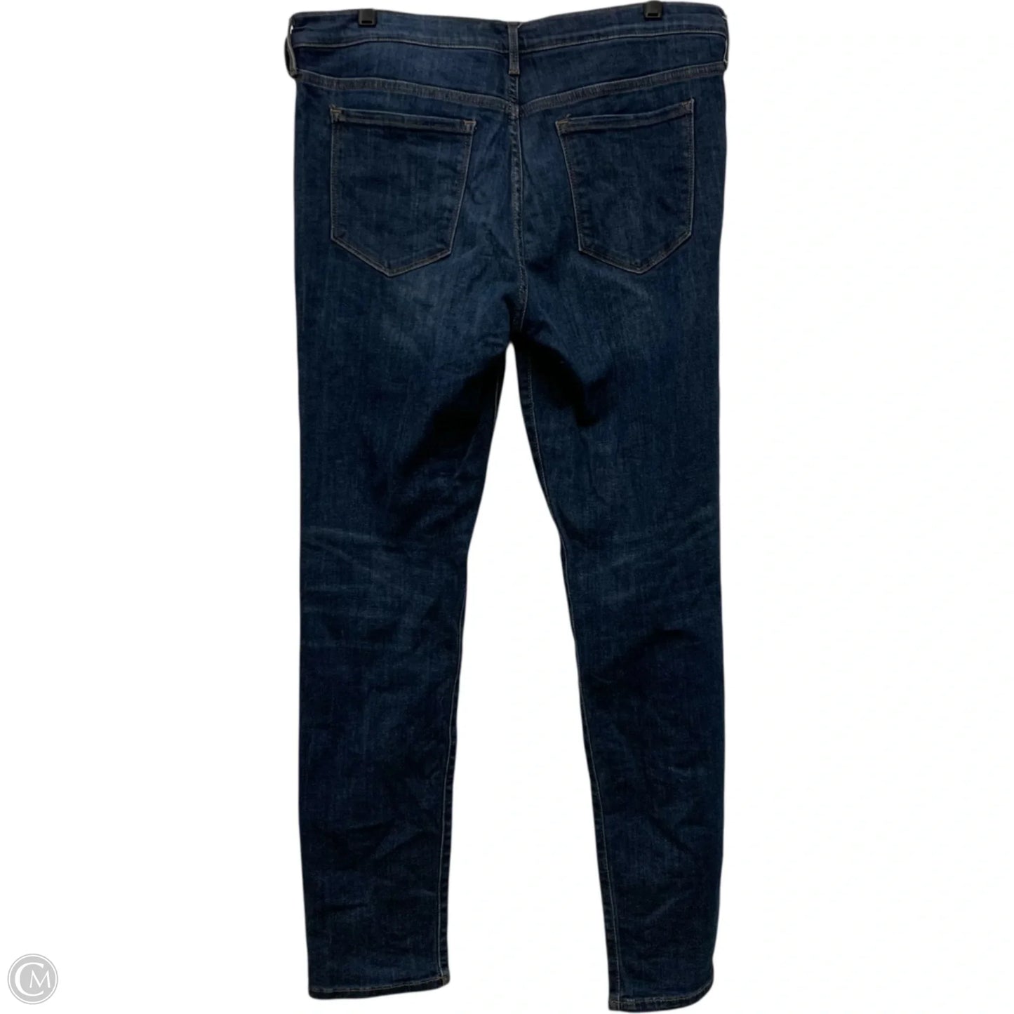 Jeans Straight By Banana Republic In Blue Denim, Size: 14