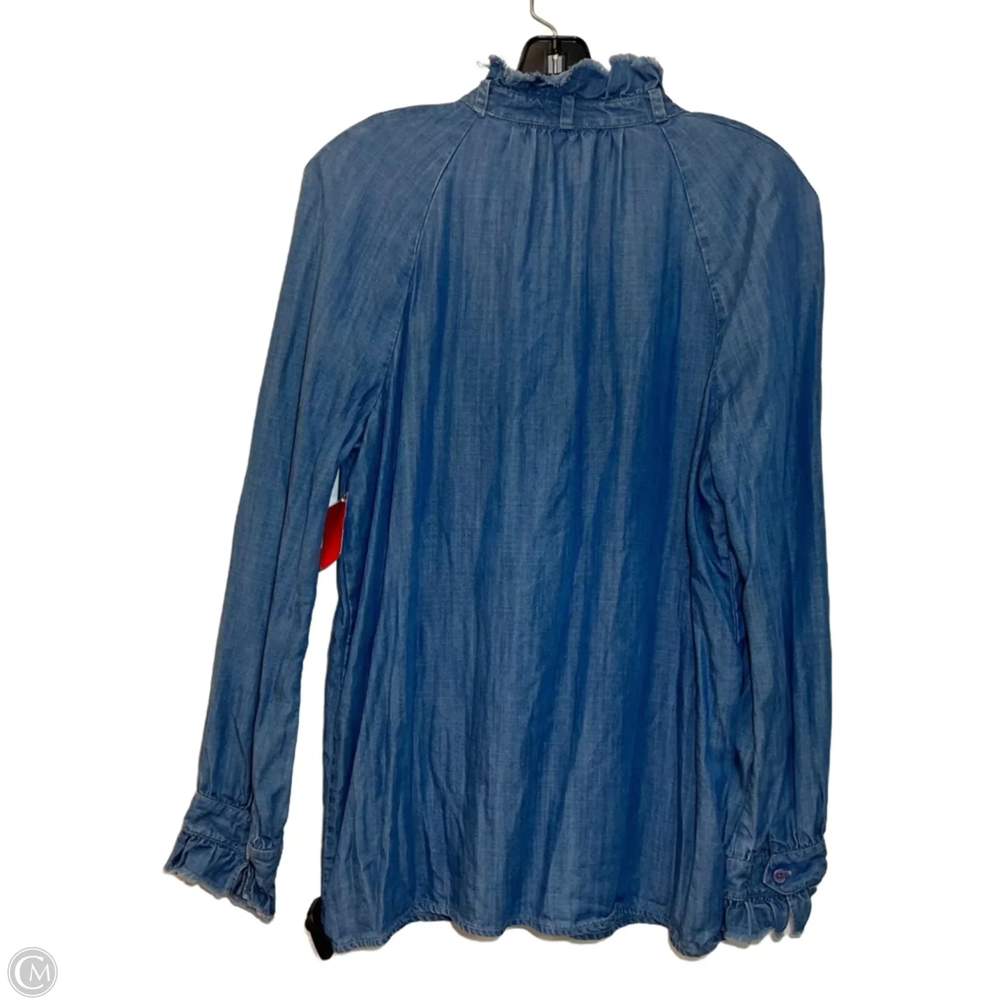 Top Long Sleeve By Crown And Ivy In Blue, Size: S