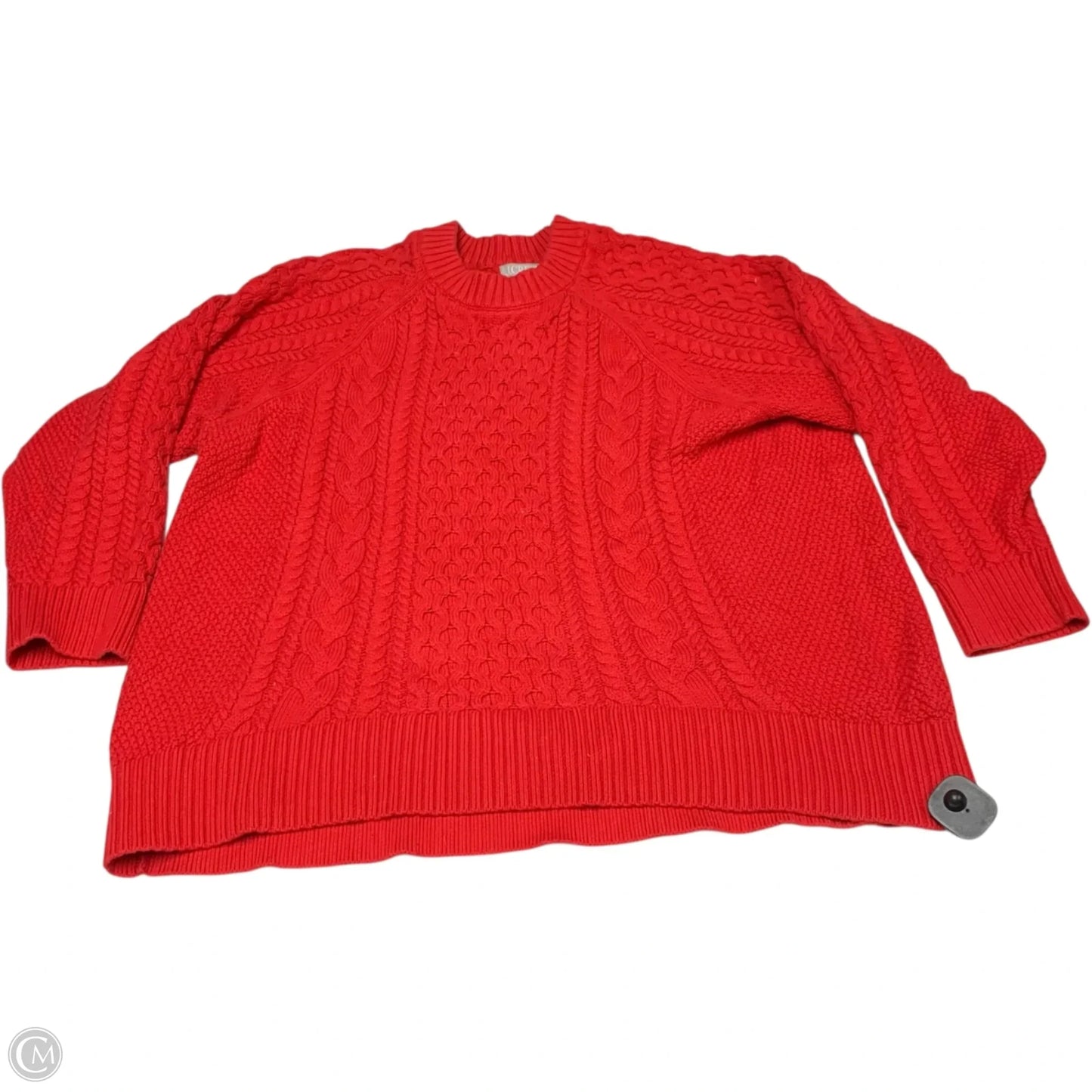 Sweater By J. Crew In Red, Size: 2x