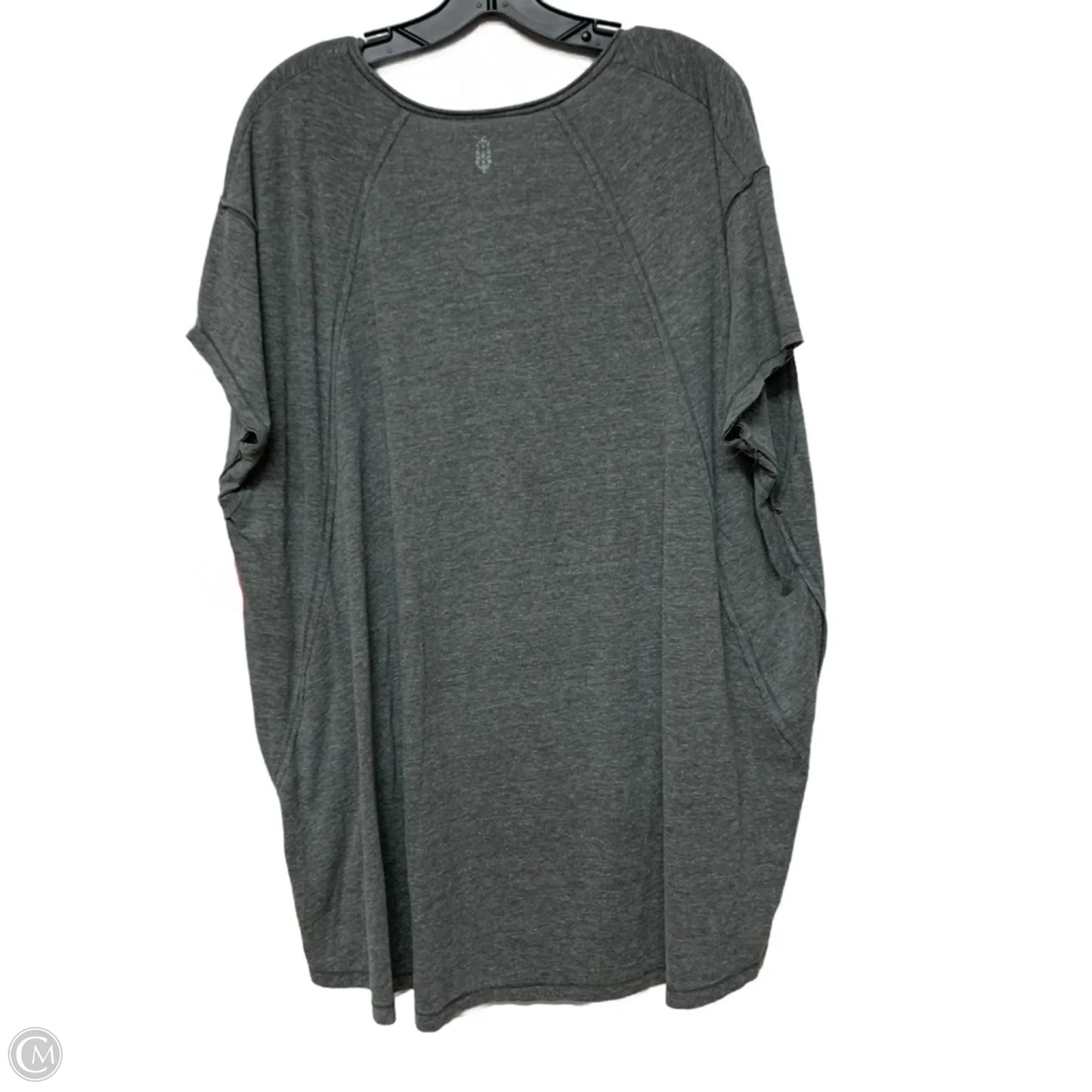 Tunic Short Sleeve By Free People In Grey, Size: S
