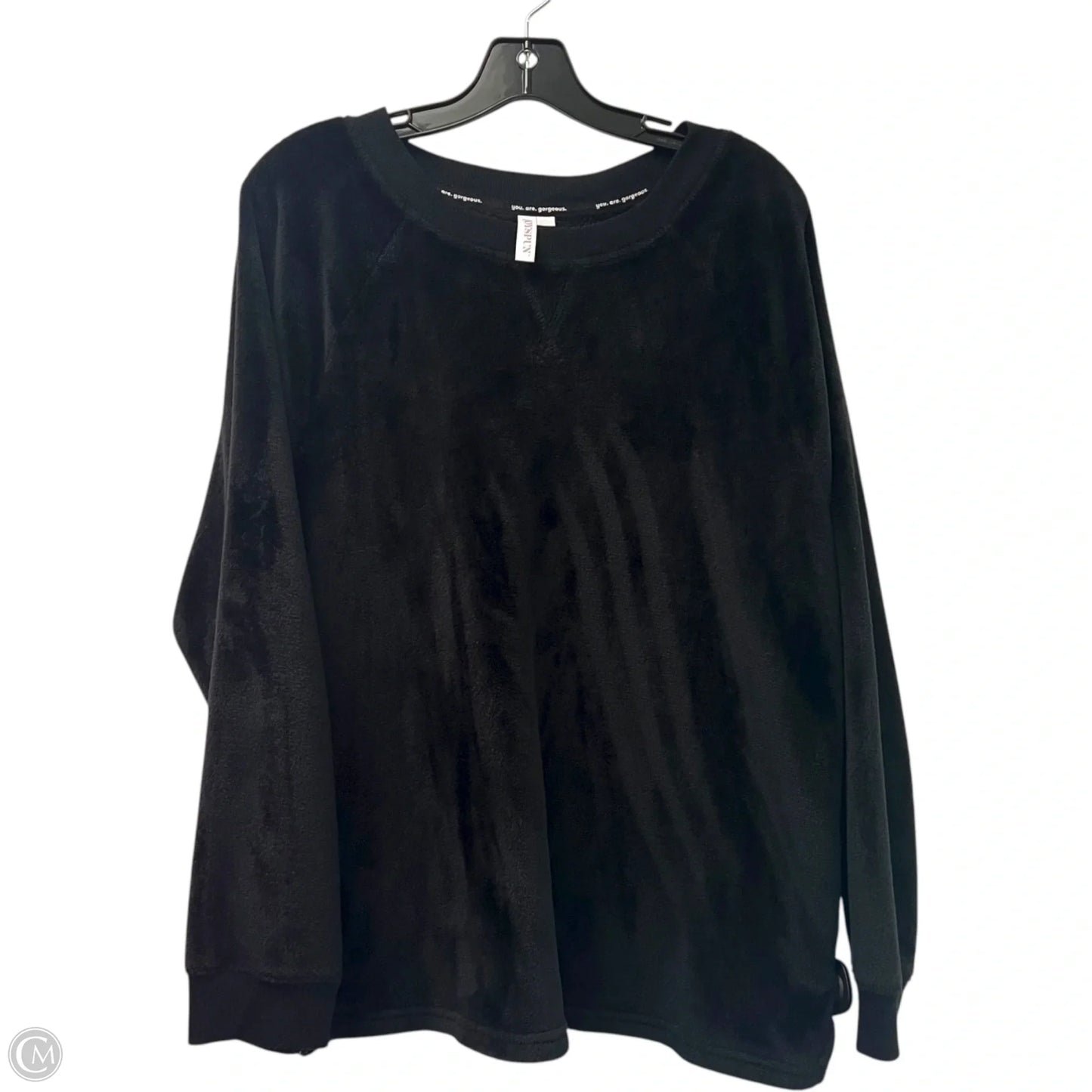 Sweater By Joyspun In Black, Size: 3x