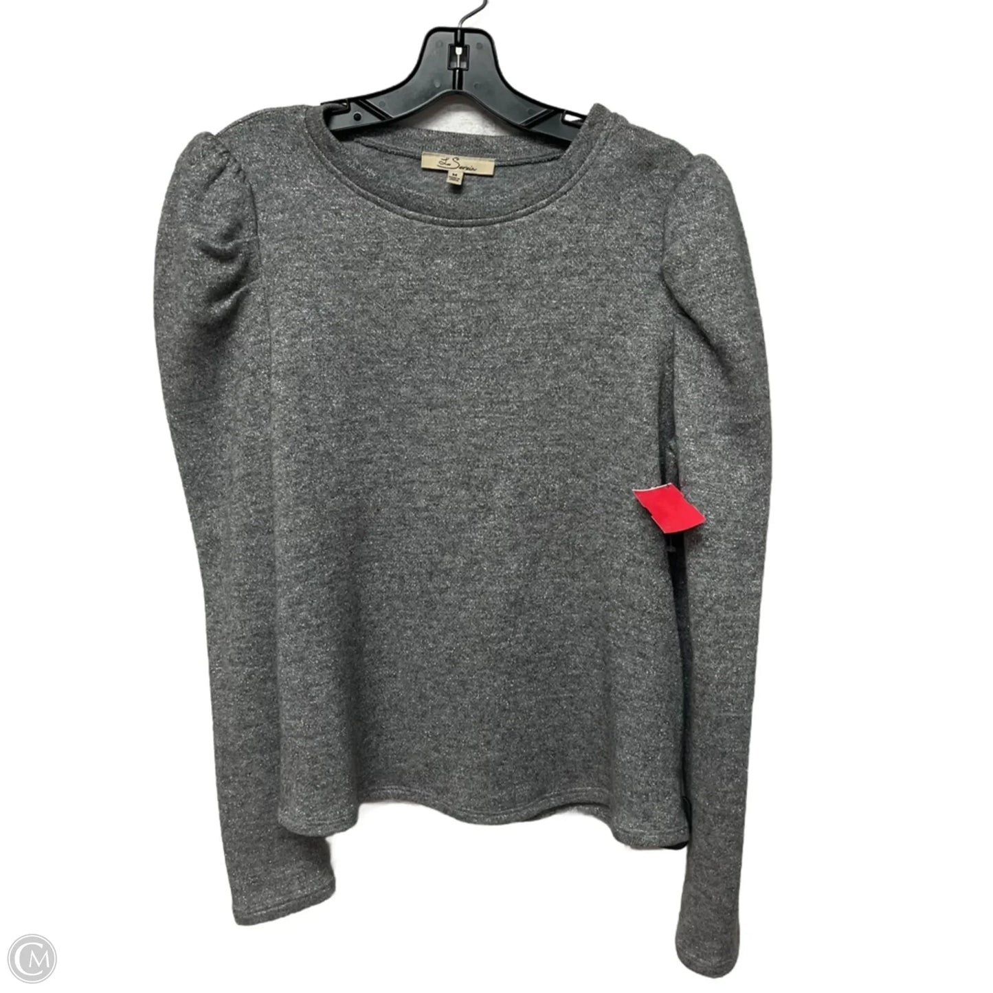 Sweater By Les Serein In Silver, Size: M