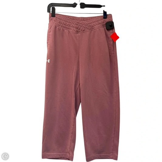 Athletic Pants By Under Armour In Pink, Size: Xs