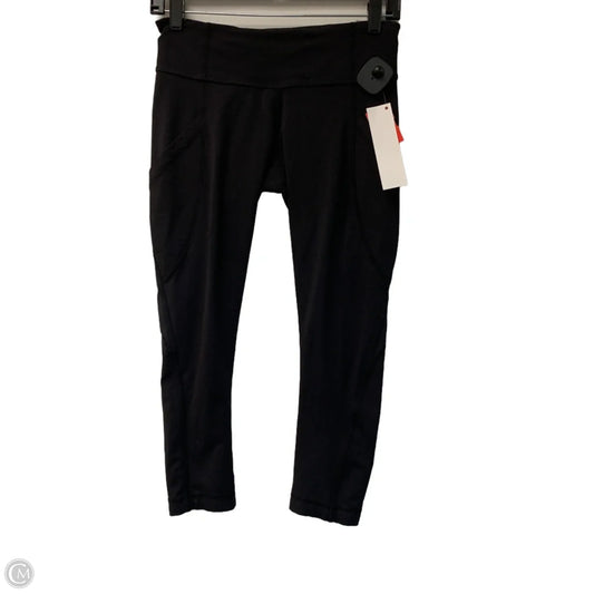 Athletic Leggings Capris By Lululemon In Black, Size: S