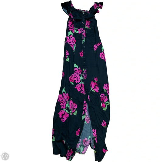 Dress Casual Maxi By Free People In Black & Pink, Size: Xs