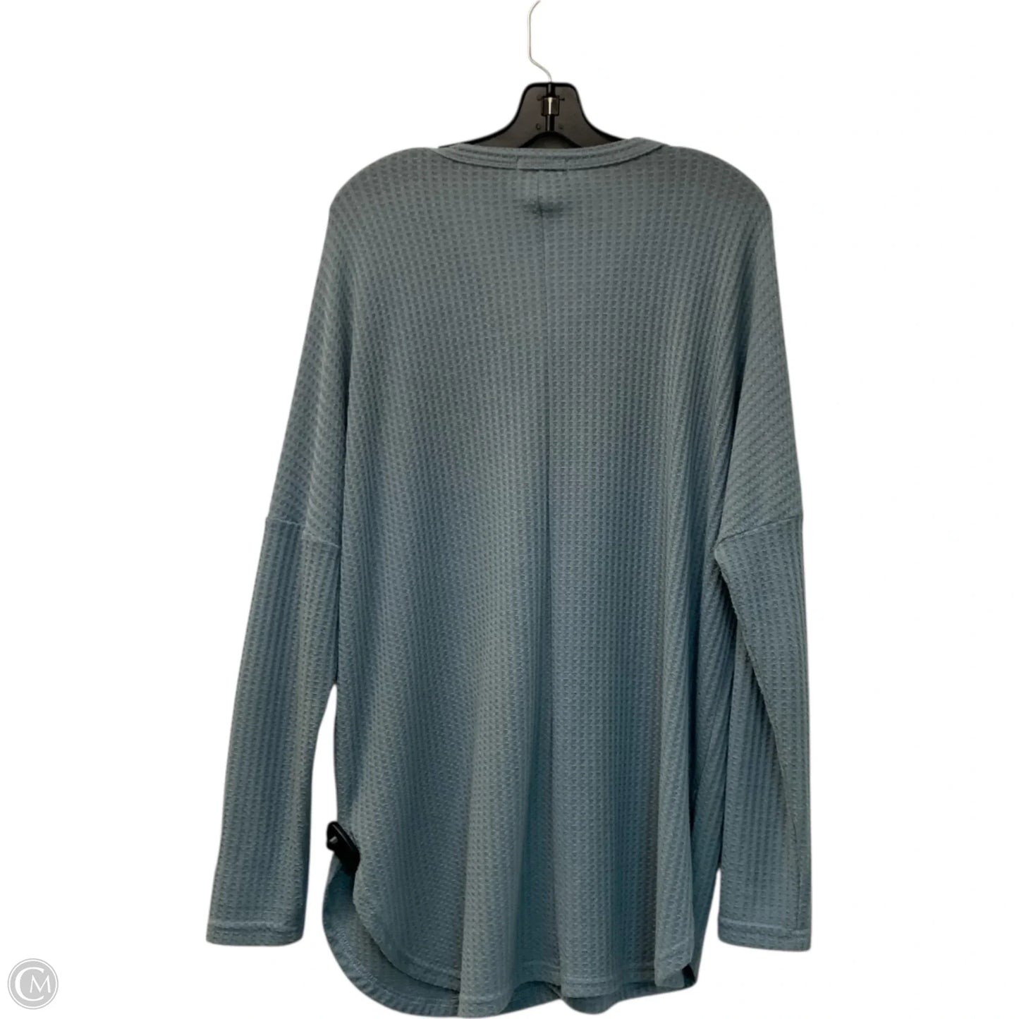 Top Long Sleeve By Miholl In Blue, Size: Xl