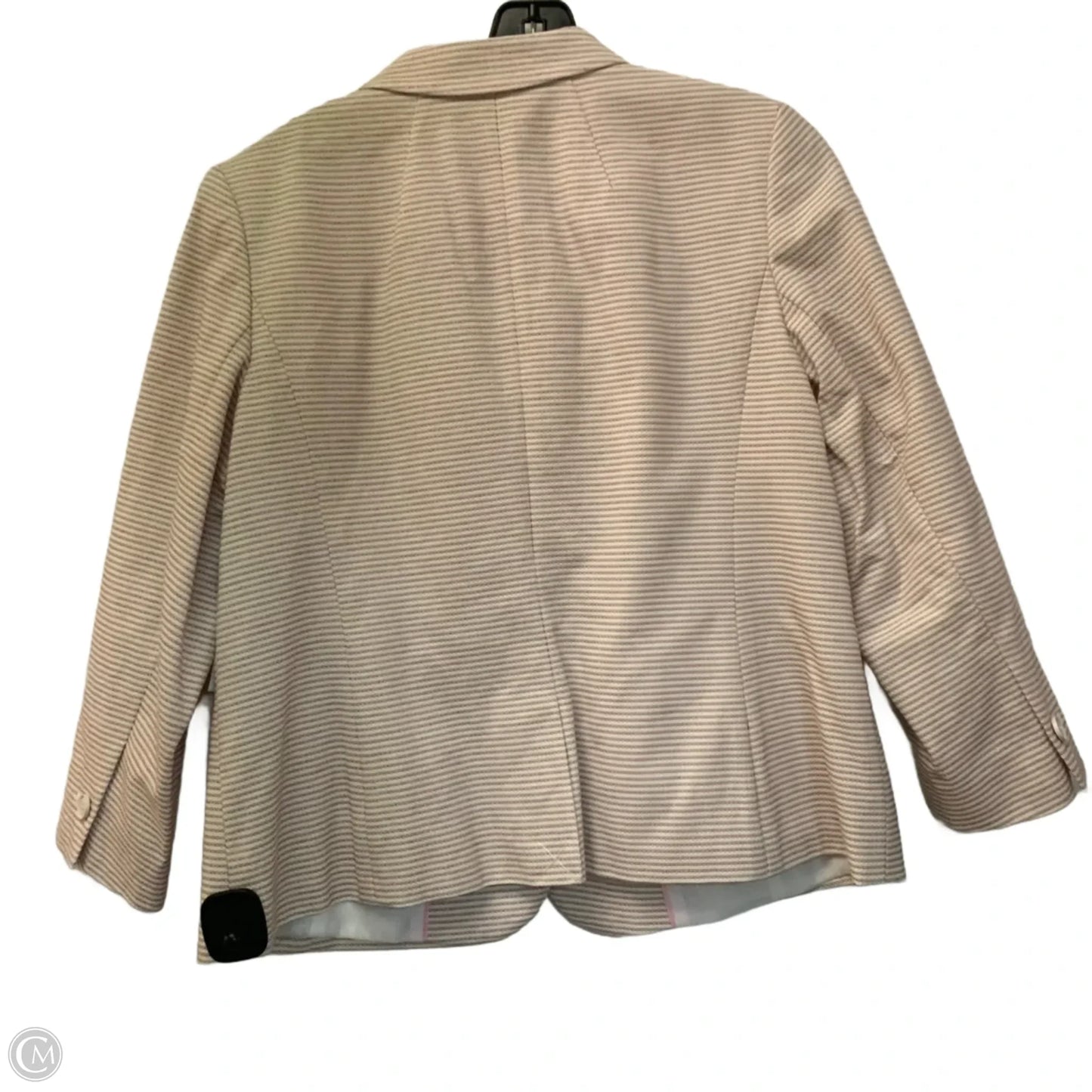 Blazer By Talbots In Pink & White, Size: Lp