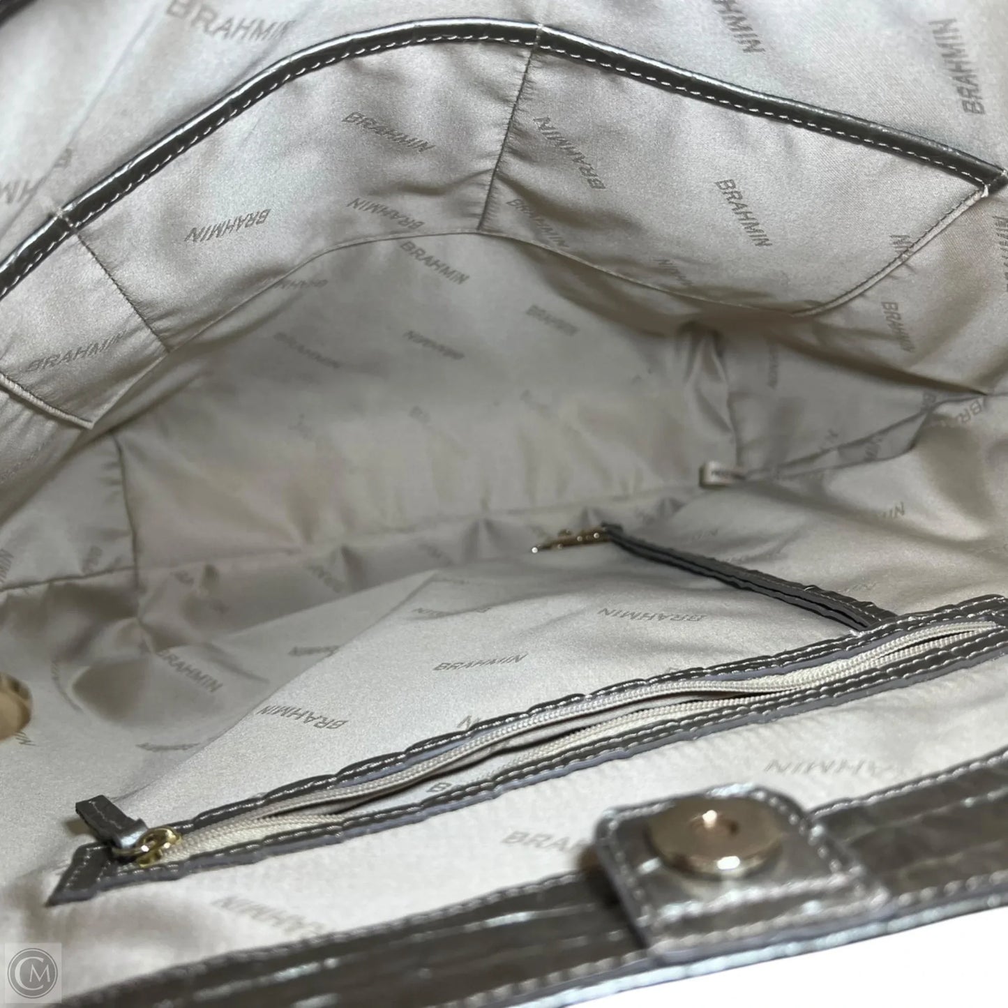 Tote Designer By Brahmin, Size: Large