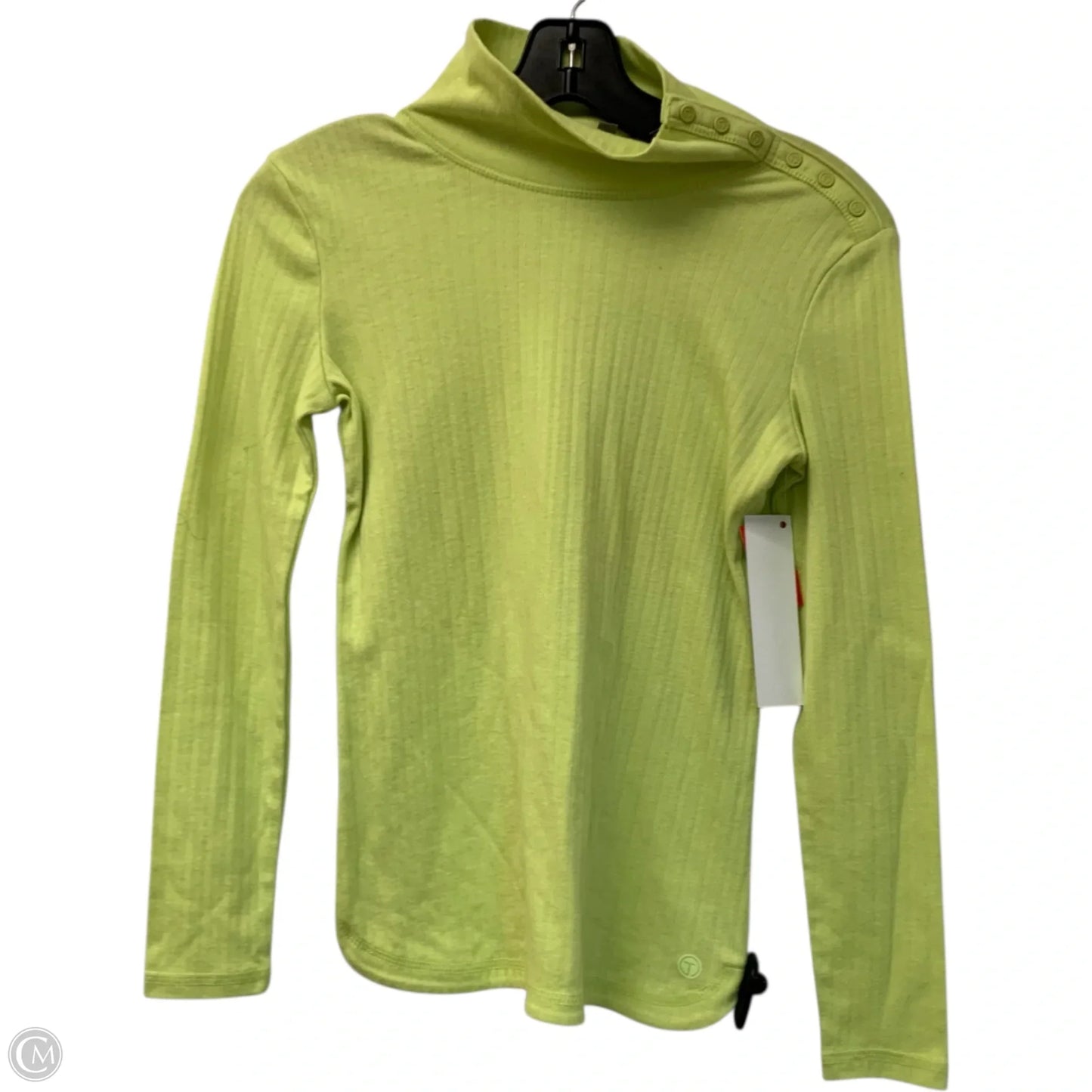 Athletic Top Long Sleeve Collar By Talbots In Green, Size: Xsp