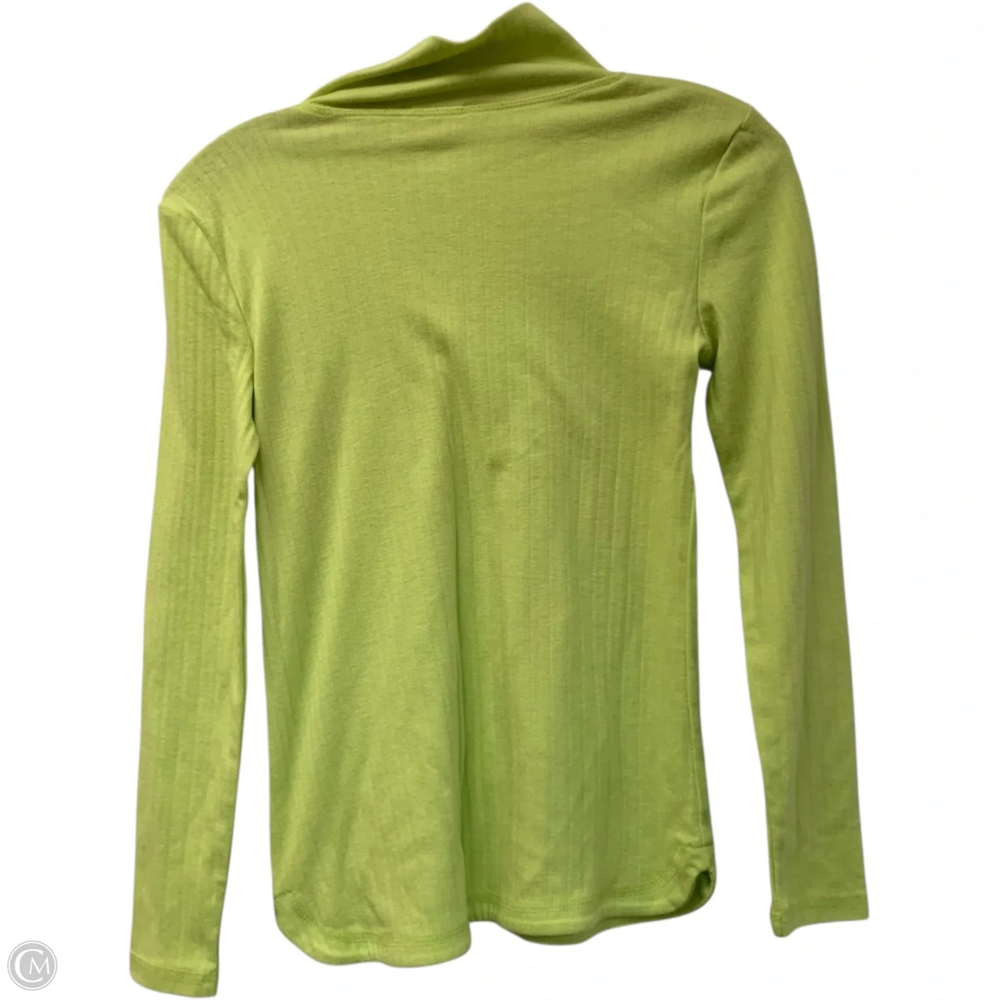 Athletic Top Long Sleeve Collar By Talbots In Green, Size: Xsp