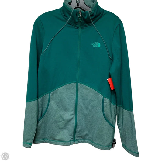 Athletic Jacket By The North Face In Green, Size: L