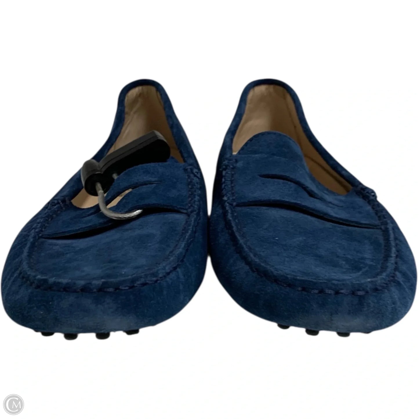 Shoes Luxury Designer By Tods In Blue, Size: 10.5