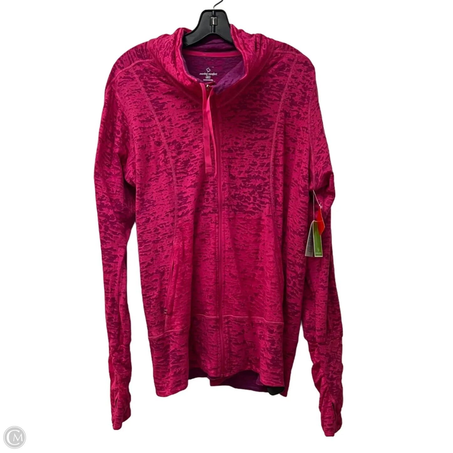 Athletic Jacket By Moving Comfort Athletic In Pink, Size: 2x