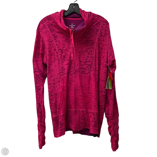 Athletic Jacket By Moving Comfort Athletic In Pink, Size: 2x