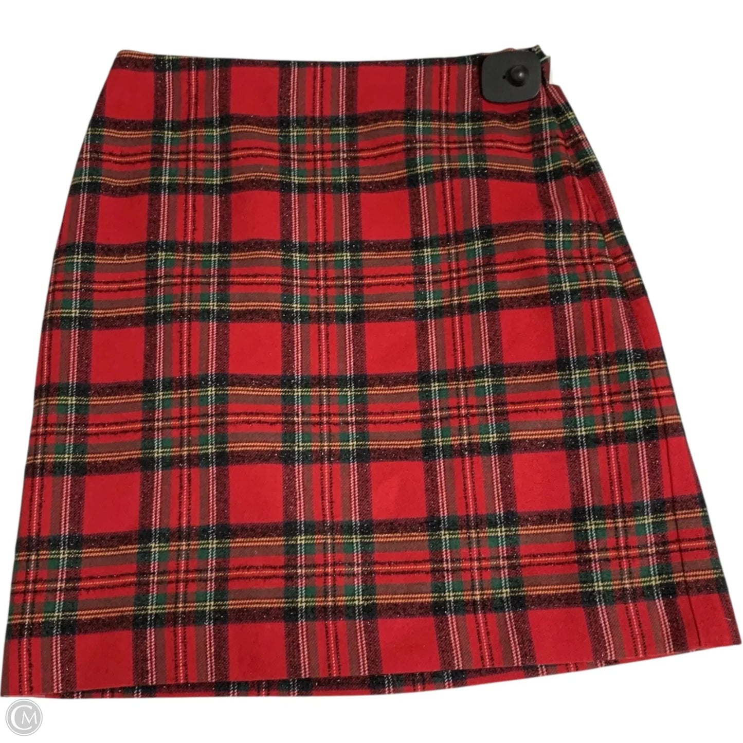 Skirt Mini & Short By Talbots In Plaid Pattern, Size: Xsp