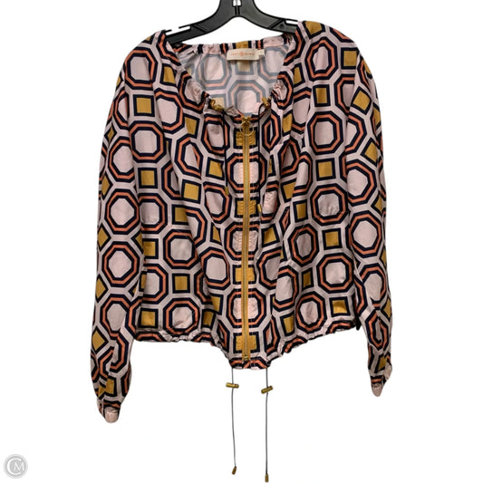 Jacket Designer By Tory Burch In Orange & Pink, Size: S