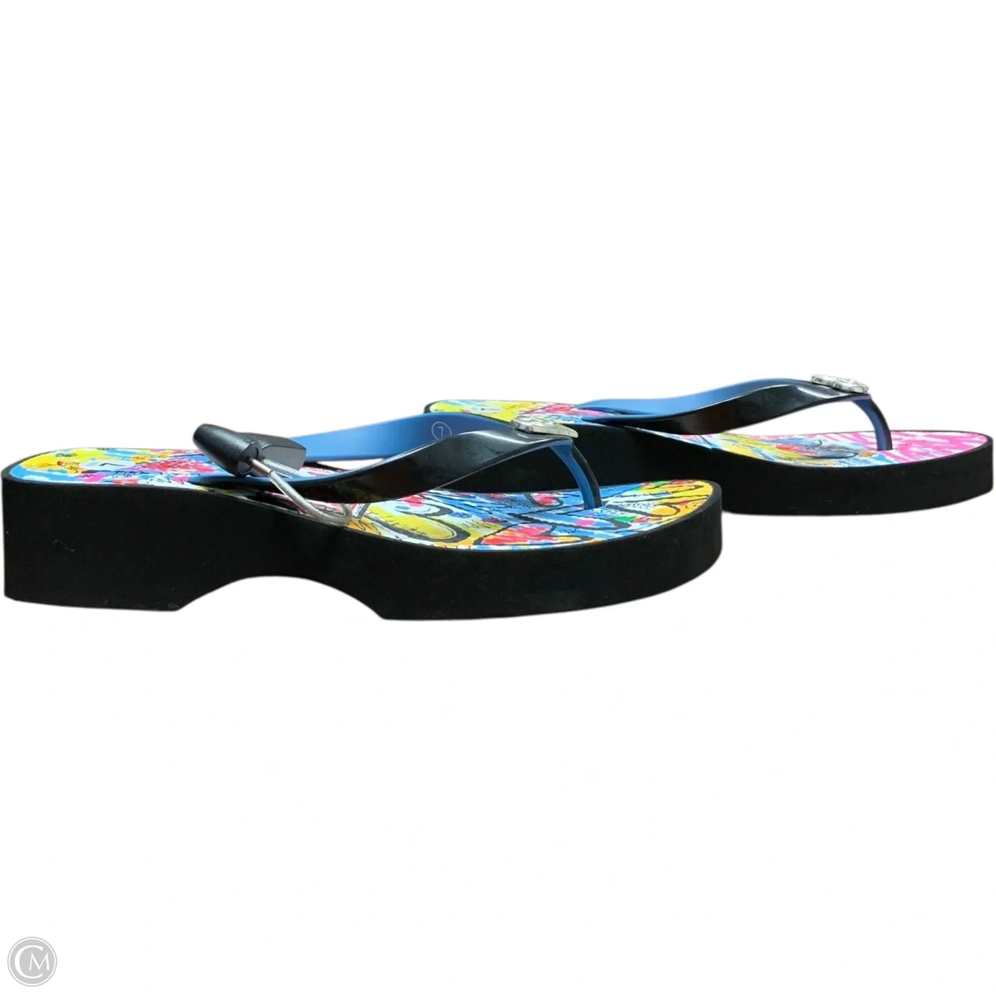 Sandals Designer By Brighton In Multi-colored, Size: 7