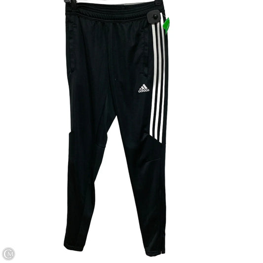 Athletic Pants By Adidas In Black & White, Size: Xs