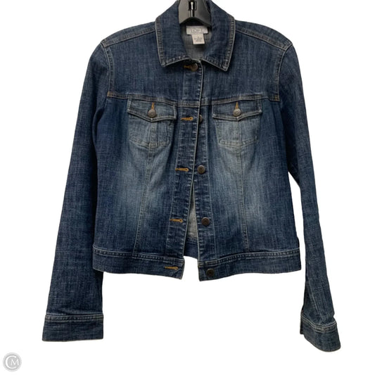 Jacket Denim By Loft In Blue Denim, Size: Xs