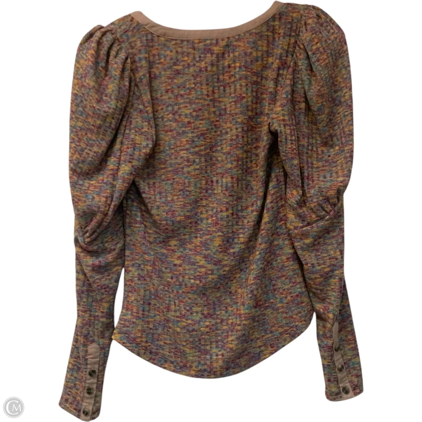 Top Long Sleeve By Anthropologie In Purple, Size: Xs