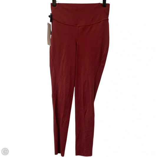 Athletic Leggings By Lululemon In Red, Size: S