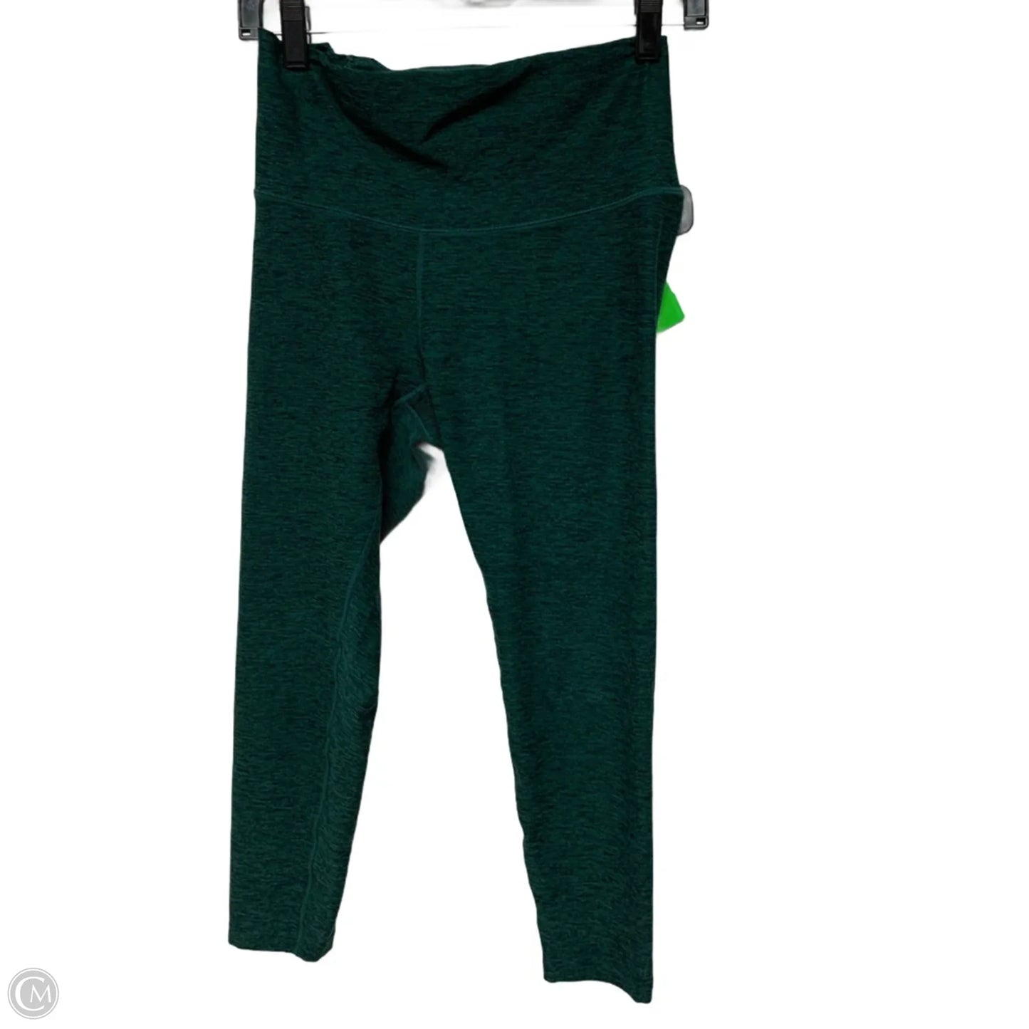 Athletic Leggings Capris By Oiselle In Green, Size: S