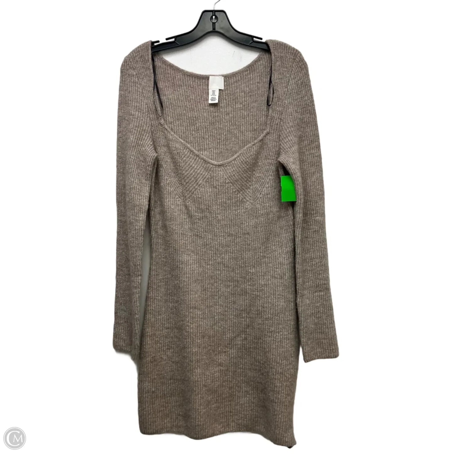 Dress Sweater By H&m In Brown, Size: M