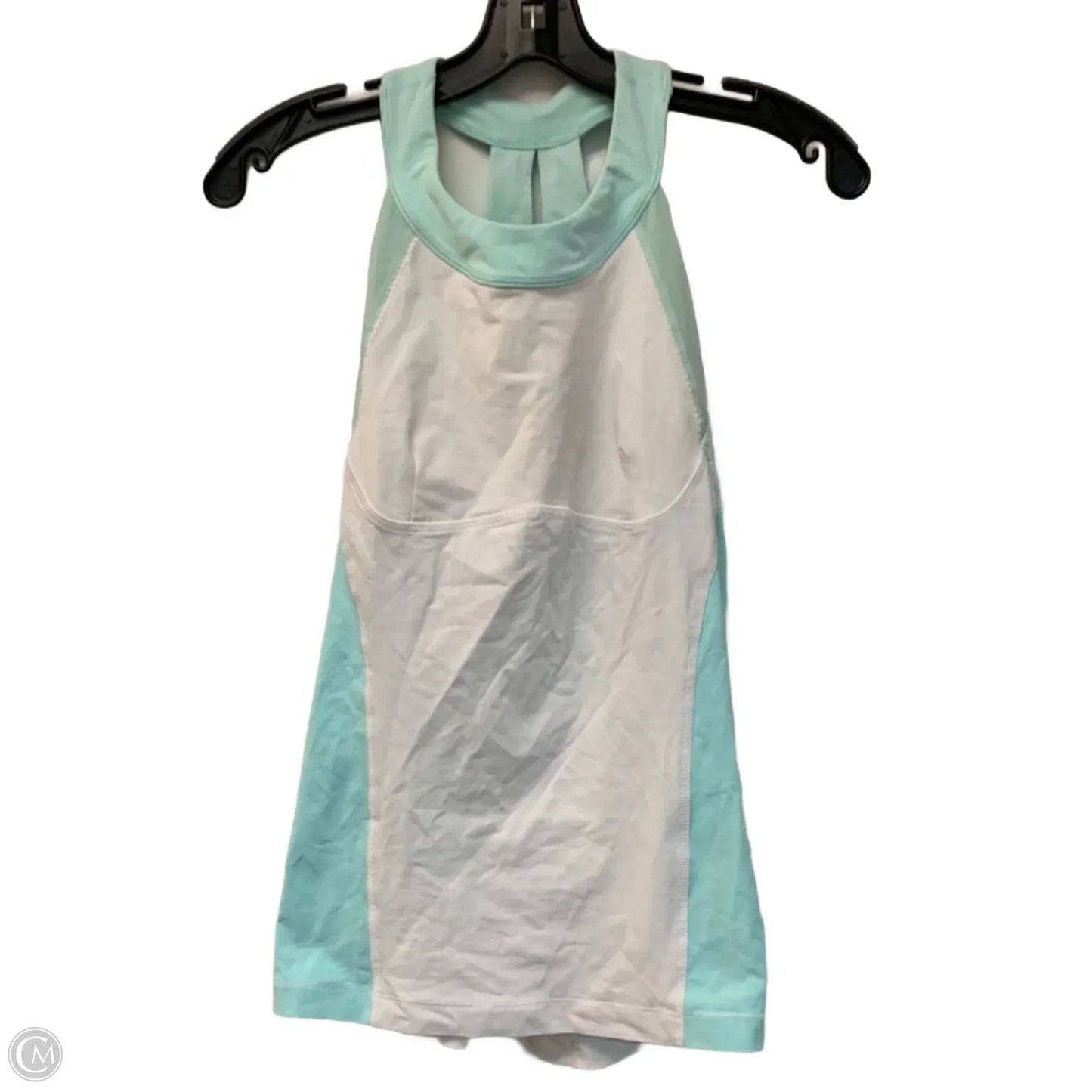 Athletic Tank Top By Lululemon In Blue & White, Size: S