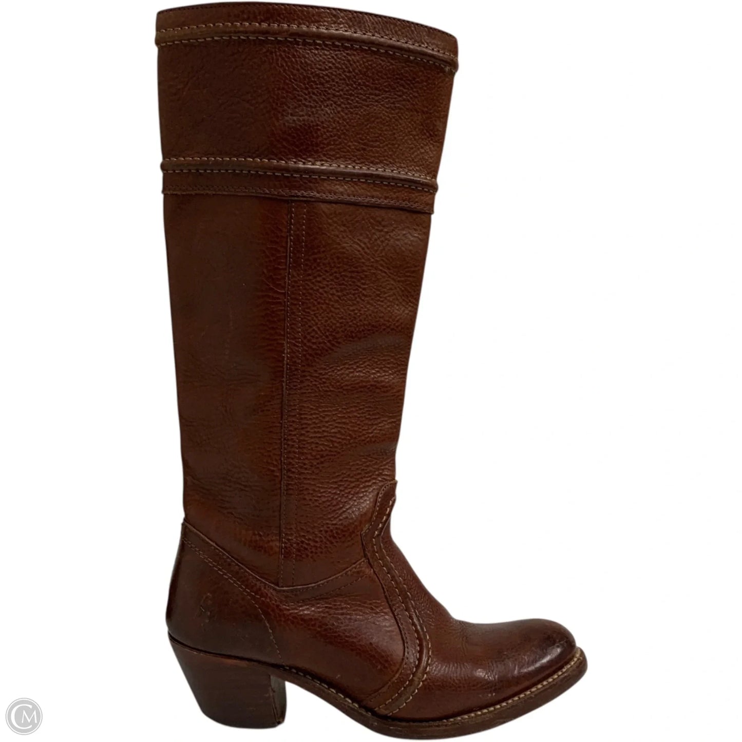 Boots Designer By Frye In Brown, Size: 6