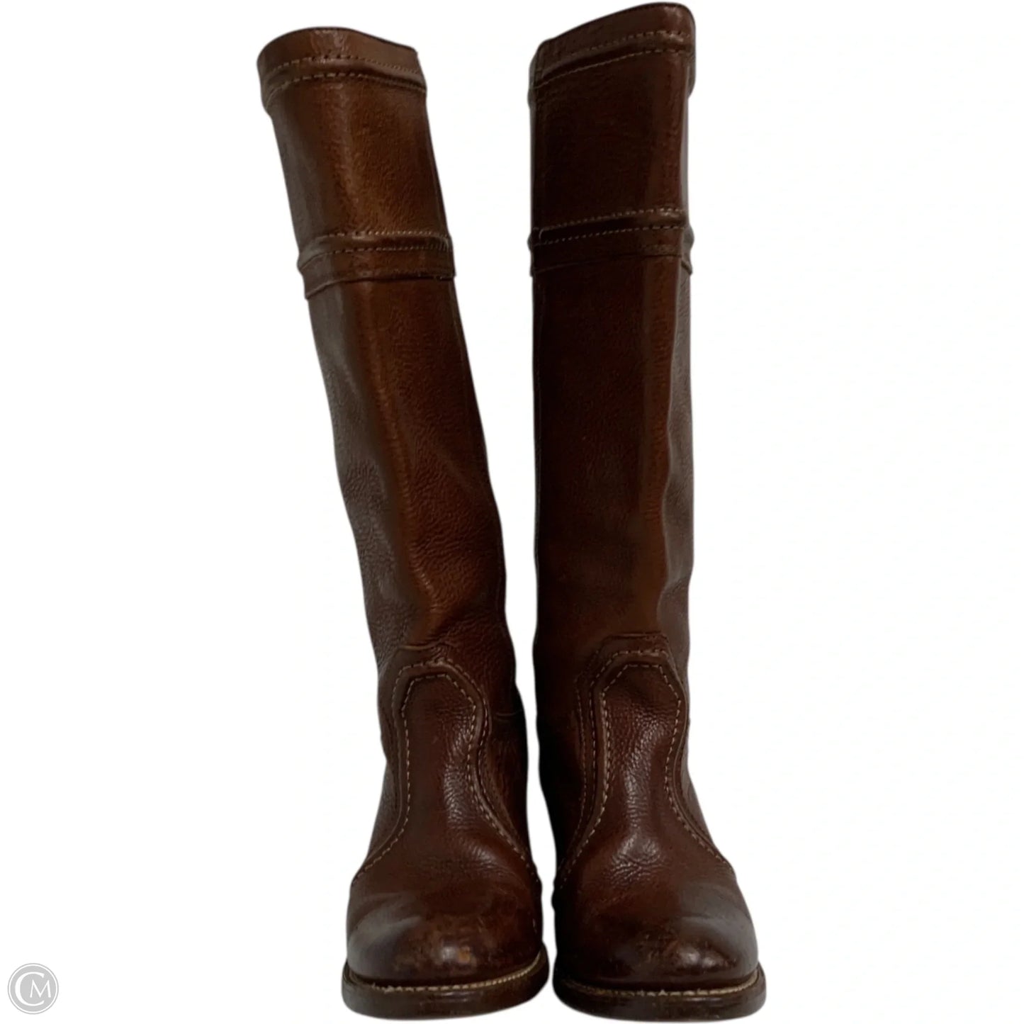 Boots Designer By Frye In Brown, Size: 6